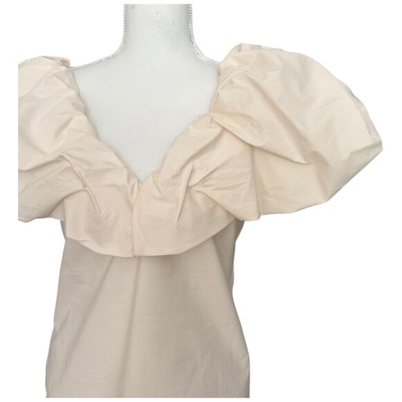 JOHANNA ORTIZ Embrace Chaos Ruffled Cotton Blend Poplin Top Size 2 - Picture 5 of 13